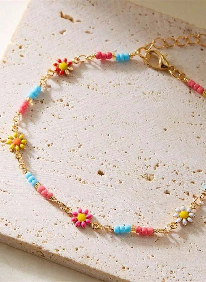 تايك تو Flower Anklet