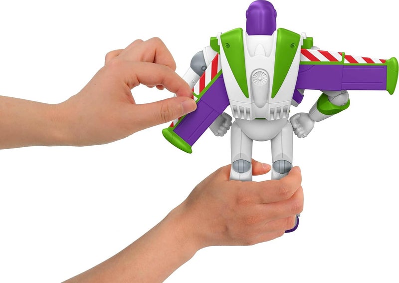 Disney Pixar Mattel Disney and Pixar Toy Story 5 Buzz Lightyear Action Figure - 10 Inch with Wing Deployment - Image 4