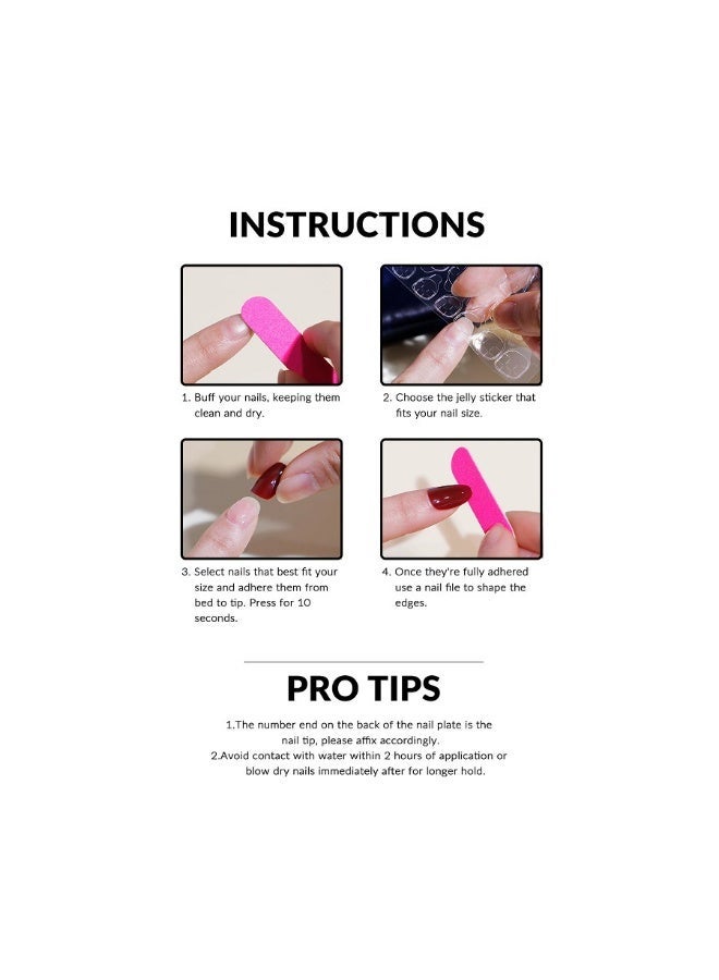 THEMIDI. Pink Cat Eye Press On Nails Short Square Shape Glossy Artificial Nails Set Full Cover Fake Nails Reusable Stick On Nails Soft Gel Acrylic Alternative Nail Kit Elegant Minimalist Nails For Women Daily Wear Office Wedding Eid Party Salon Style Long Lasting Damage Free Nails - Image 5