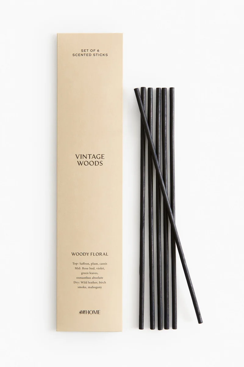 اتش اند ام أعواد معطرة - عبوة من 6 قطع