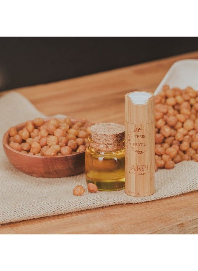 TERRE FERTILE CEST MA TERRE - TERRE FERTILE — AKPI Seeds and Oil — Djansang / Jansang — 100% Natural & Organic Product — Firming Massage Oil (Chest / Buttocks / Hips) — African Spice (AKPI OIL) - Image 1