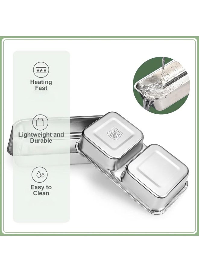 Electric Lunch Box, 2-Layer Portable Food Heater & Warmer with 15-Minute Fast Heating, Leak-Proof Self-Cooking Container for Office, Home, Travel, Students & Adults - Image 4