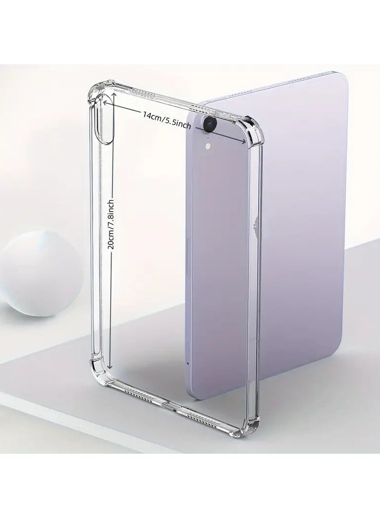 Raxoom Compatible with iPad Mini 6 Clear Case, Ultra-Thin Transparent Soft TPU Back Cover Flexible Protective Skin Case for 8.3" iPad Mini 2021 6th Generation (Clear) - Image 3