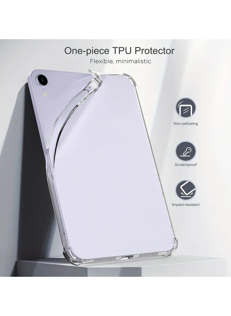 Raxoom Compatible with iPad Mini 6 Clear Case, Ultra-Thin Transparent Soft TPU Back Cover Flexible Protective Skin Case for 8.3" iPad Mini 2021 6th Generation (Clear) - Image 4