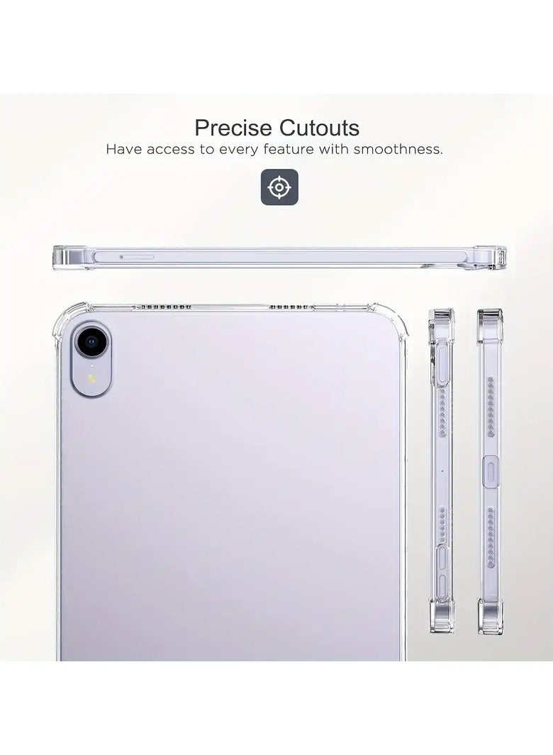 Raxoom Compatible with iPad Mini 6 Clear Case, Ultra-Thin Transparent Soft TPU Back Cover Flexible Protective Skin Case for 8.3" iPad Mini 2021 6th Generation (Clear) - Image 5
