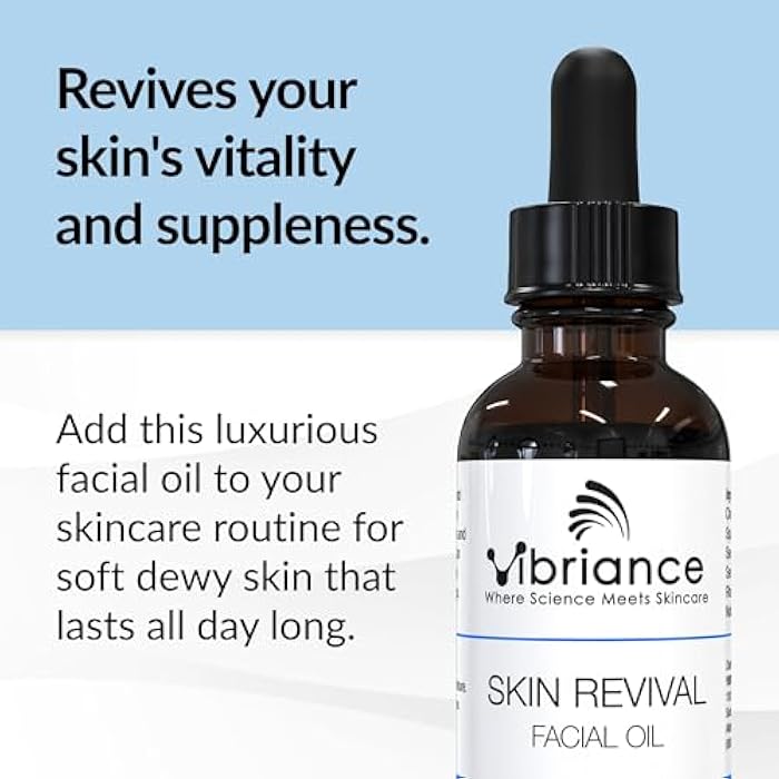 Vibriance Skin Revival Facial Oil - Natural Ingredients - Face Hydrating for Sensitive and Dry Types, with Vitamin E, Sea Buckthorn, Camellia, Squalane - Vegan, Paraben-Free - Image 3