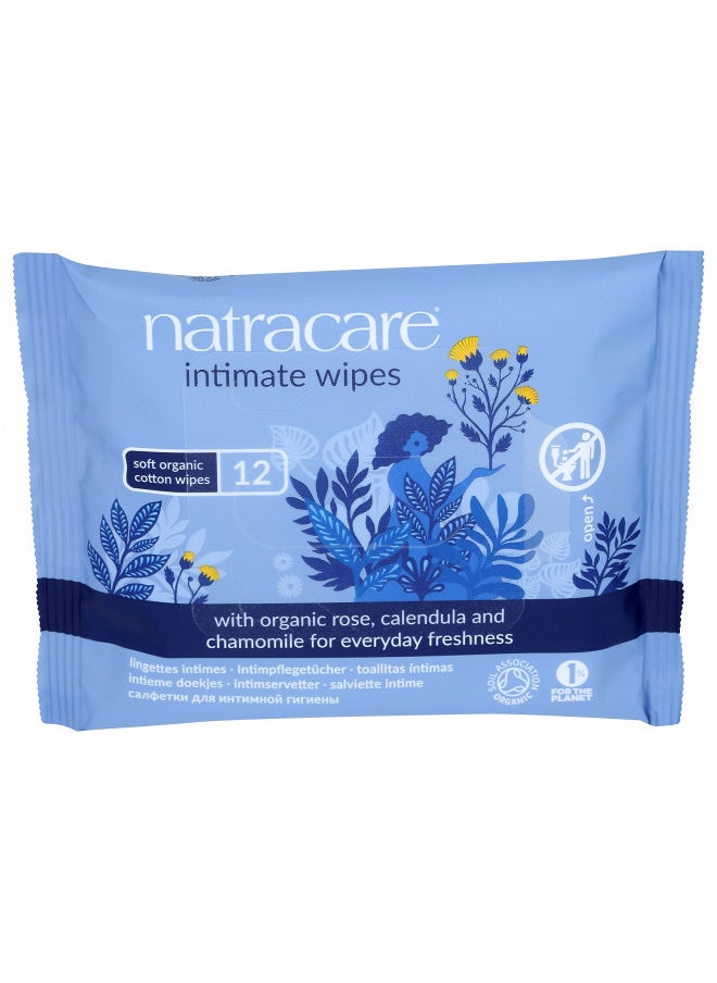 Natracare Organic Cotton Intimate Wipes Infused with Organic Essential Oils of Chamomile, Calendula and French Rose, 12 Wipes per pack (24 Pack, 288 wipes total) - pzsku/ZE2438BCF2DA33B9CB3C1Z/45/_/1728156335/72e8b197-3c35-416c-8aca-61c286e4d60e