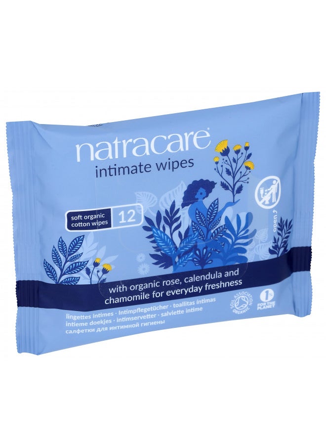 Natracare Organic Cotton Intimate Wipes Infused with Organic Essential Oils of Chamomile, Calendula and French Rose, 12 Wipes per pack (24 Pack, 288 wipes total) - pzsku/ZE2438BCF2DA33B9CB3C1Z/45/_/1728156397/e52211a6-f039-45d0-bae8-8442478ca8b8