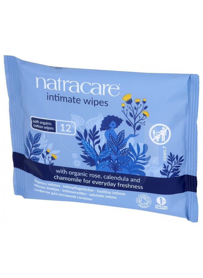 Natracare Organic Cotton Intimate Wipes Infused with Organic Essential Oils of Chamomile, Calendula and French Rose, 12 Wipes per pack (24 Pack, 288 wipes total) - pzsku/ZE2438BCF2DA33B9CB3C1Z/45/_/1728156402/795ec17b-afef-403a-b606-b13d9f83f61a