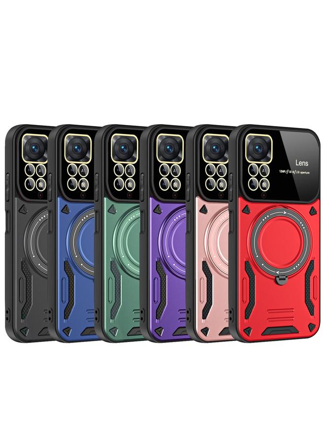 S-TOP Case For Redmi Note 11 Pro Global Large Window MagSafe Holder Phone Case - Image 2