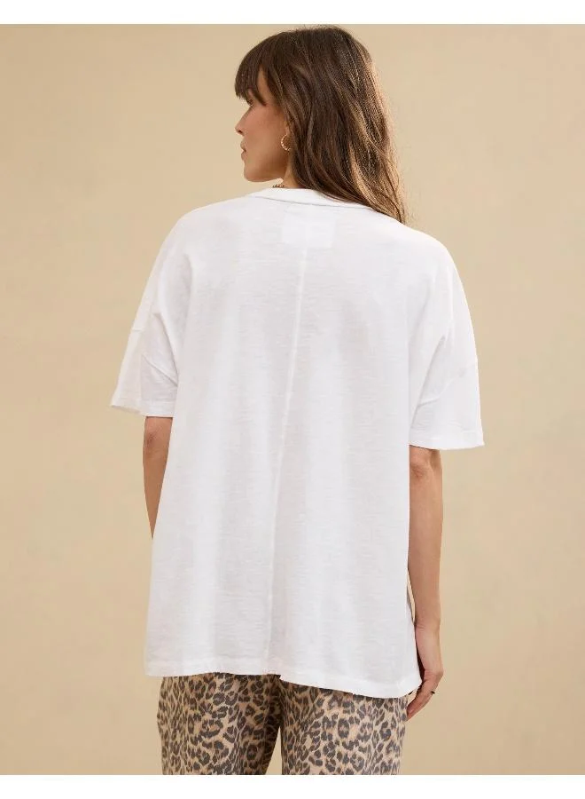 Aerie Aerie Oversized Graphic Boyfriend T-Shirt
