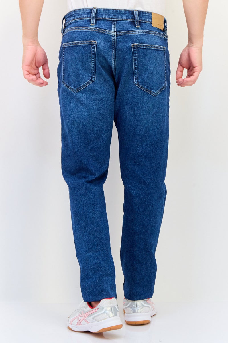 Celio جينز دنيم ضيق للرجال، مغسول وقابل للتمدد، أزرق - Image 3