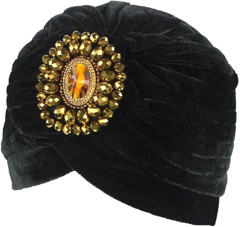 Twist Pleated Hair Wrap Stretch Turban 0545