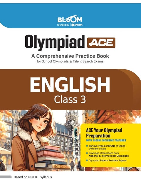Arihant Bloom Olympiad Ace English Class 3 | A Comprehensive Practice Book for School Olympiads & Talent Search Exams | For 2025 Exam
