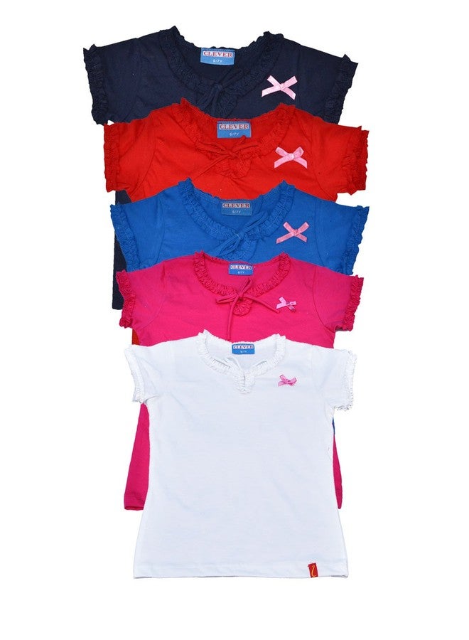 CLEVER Girls Tops (10-11 Years) Multicolour - Image 1
