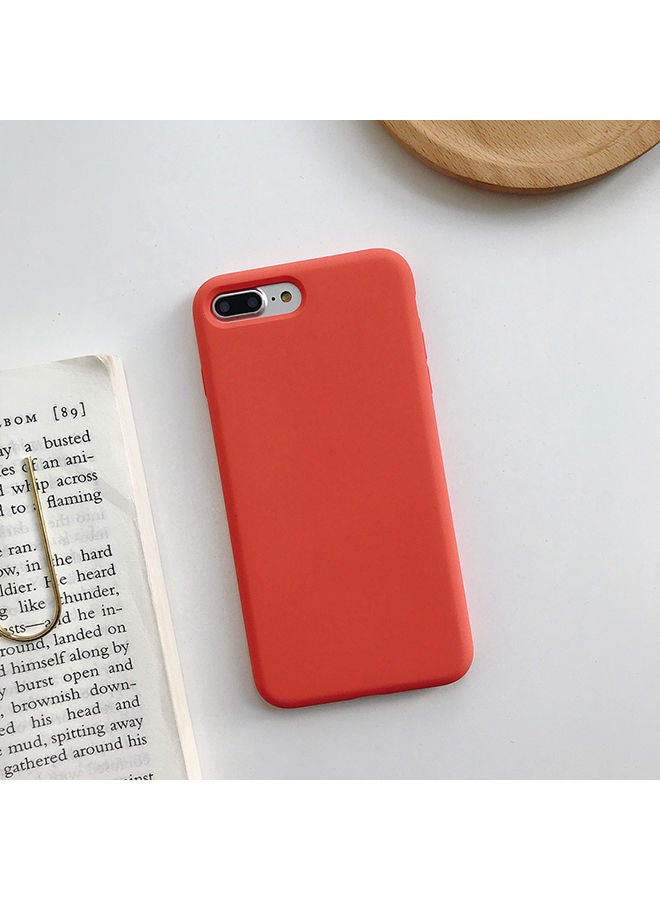 NIBEMINENT Protective Case Cover For Apple iPhone 7 Plus Coral Red