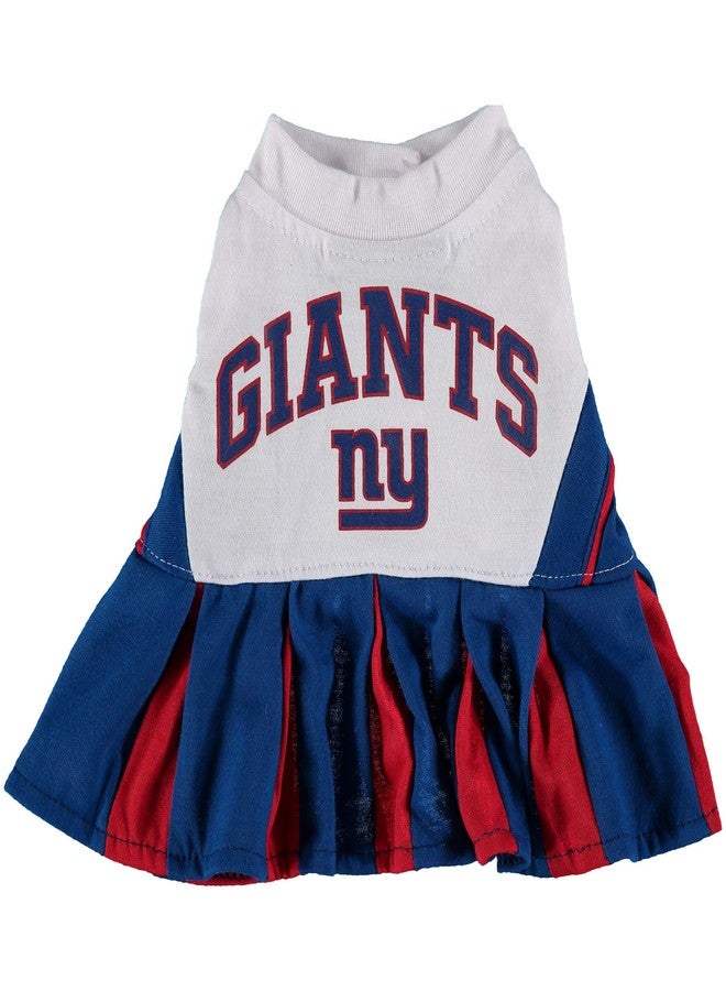 Pets First New York Giants NFL Cheerleader Dress For Dogs - Size Small - Image 1