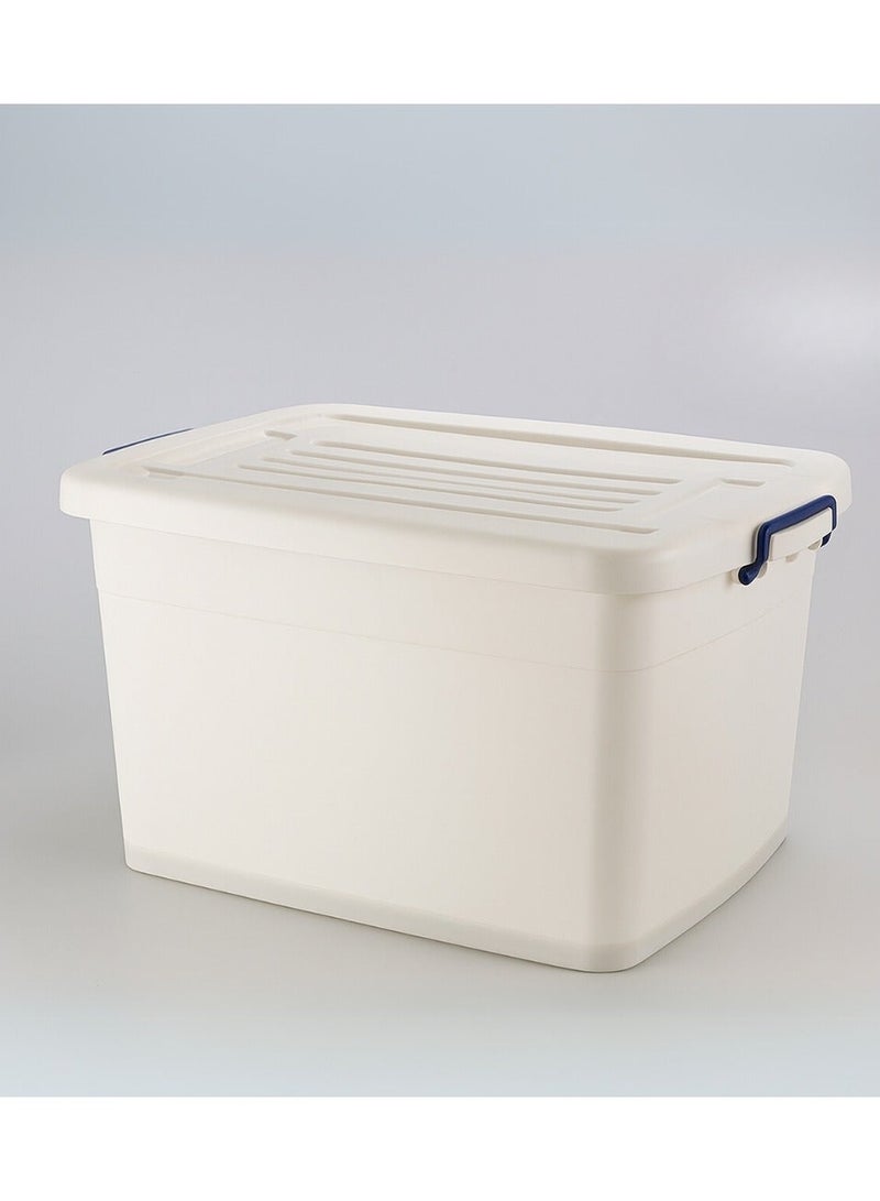 Marcolo Plastic Storage Box Large 250L Extra-Large Organizer with Locking Lid & Handles Durable & Weatherproof for Home, Garage & Warehouse - Image 1
