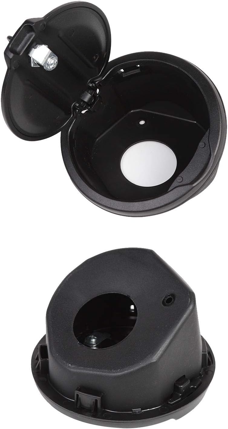 JeCar For Jeep JL Gas Cap Cover, Locking Fuel Door for 2018-2020 Jeep Wrangler JL & Unlimited Sport Rubicon Sahara 2-Door 4-Door - Image 3
