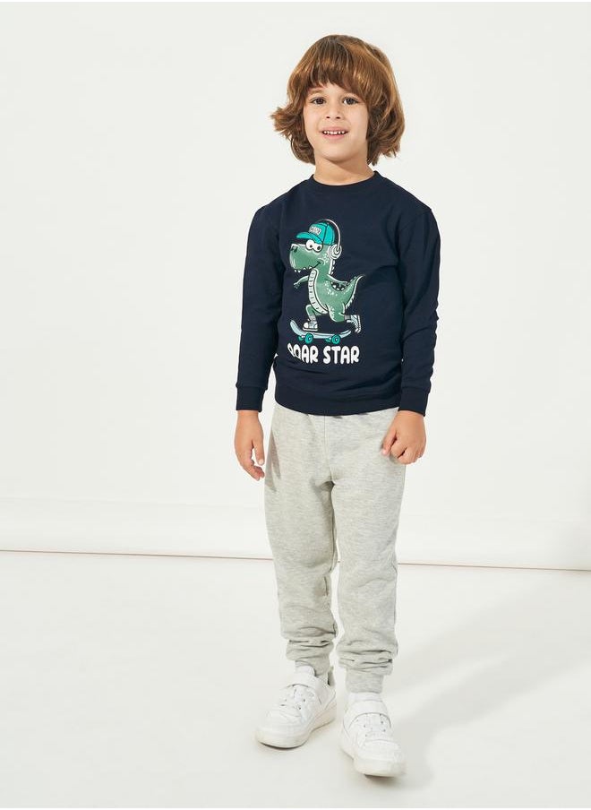 Styli - Graphic Print Regular Fit Sweatshirt - Image 1