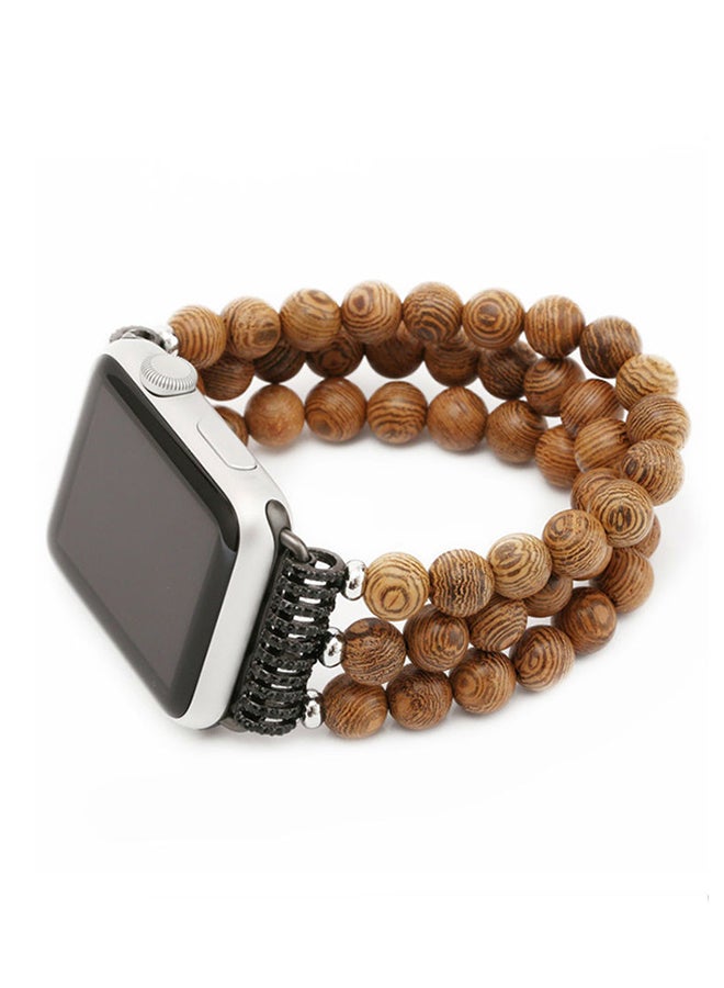 ISank Replacement Band For Apple Watch 42mm/44mm Brown - Image 2