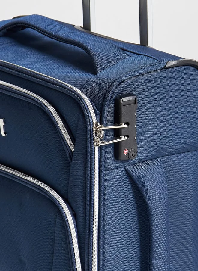 it Softcase Luggage Trolley Bag with Retractable Handle and Wheels