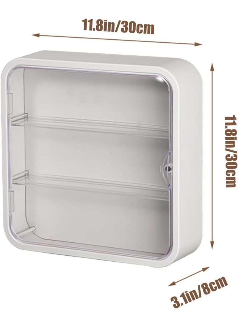 BRIXSPARK Clear Display Case for Figures,Wall-Mounted Doll Storage Box,Adjustable Display Stand Clear Acrylic Display Box with Door Dust and Moisture Proof Suitable for Lego Collectibles Action Figures Pop Mart  - Image 5