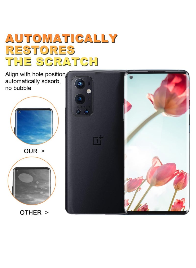 Excefore 2+2 Compatible OnePlus 10 Pro Screen Protectors + Camera Lens Protectors, HD 3D Full Coverage Clarity 9H Premium Tempered Glass  - Image 5