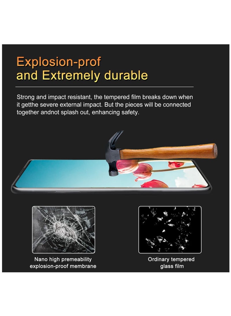 Excefore 2+2 Compatible OnePlus 10 Pro Screen Protectors + Camera Lens Protectors, HD 3D Full Coverage Clarity 9H Premium Tempered Glass  - Image 4