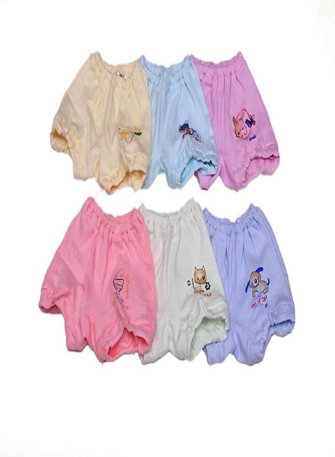 little PANDA Unisex Baby Cotton Panties Drawer Pack of 6 (Light Color) (6-12 Months) Multicolour - Image 1