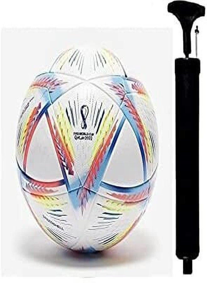 كرة قدم أوليكس قطر لكأس العالم، مصنوعة من مادة PVC، مقاس 5، كرة لعب ترفيهية - Image 1