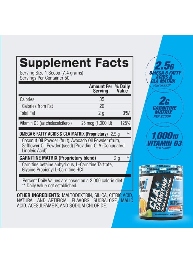 BPI Sports CLA + Carnitine Fruit Punch 50 Servings - Image 5