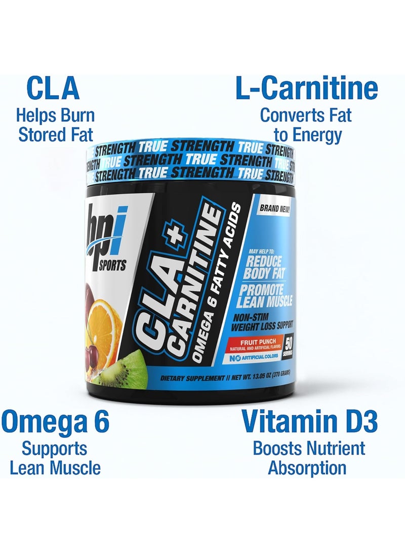 BPI Sports CLA + Carnitine Fruit Punch 50 Servings - Image 3