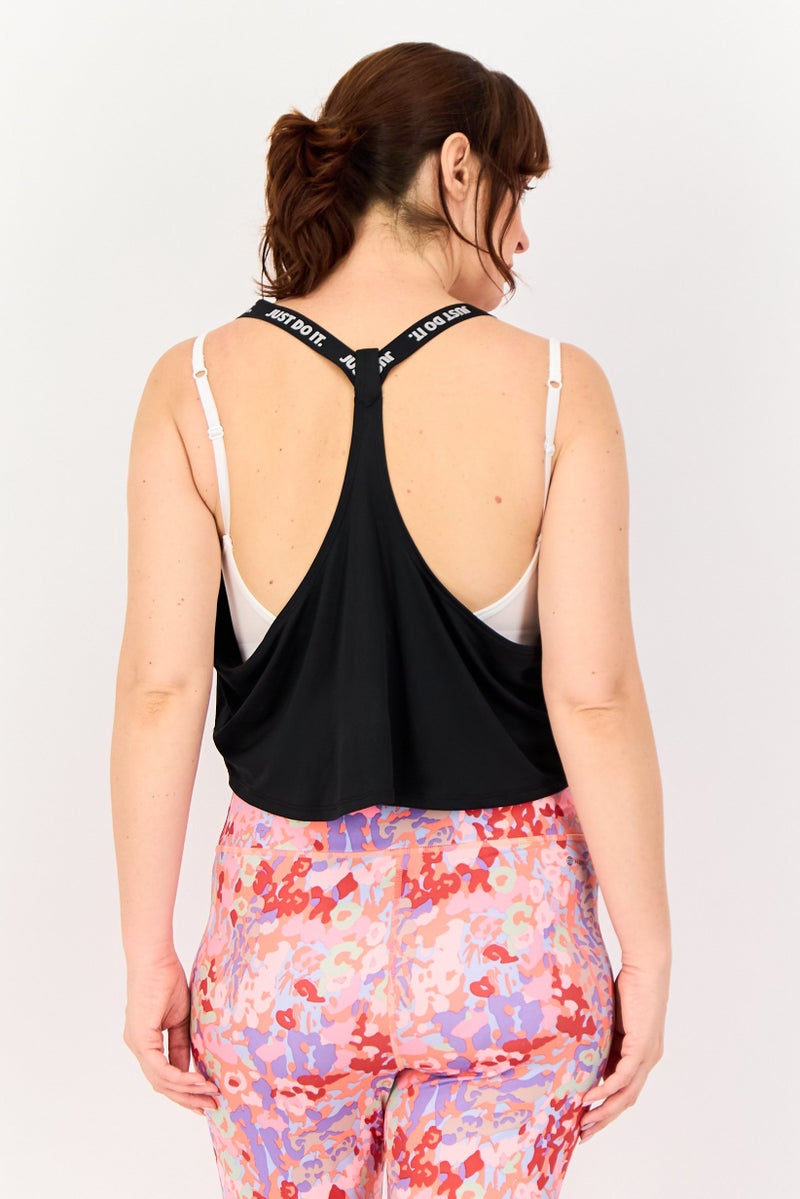 Nike Women Sportswear Fit Sleeveless Training Tank Tops, Black - Image 3