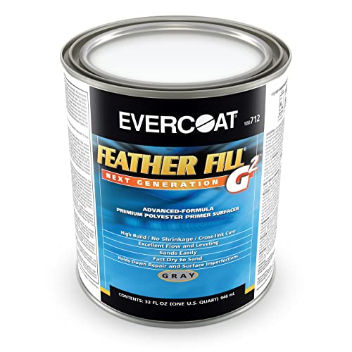 Evercoat Feather Fill G2 Premium Polyester Primer Surfacer for Fiberglass, SMC & More - 32 Fl Oz - Image 1