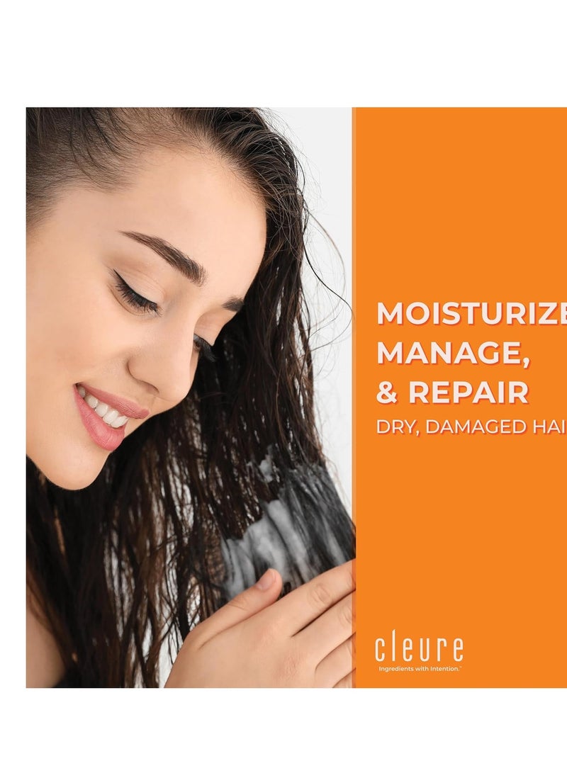 Cleure Cleure Hydrating Fragrance Free Conditioner - Hypoallergenic, SLS Free & Paraben Free - Unscented (12 Fl Oz, Pack of 1)  - Image 3