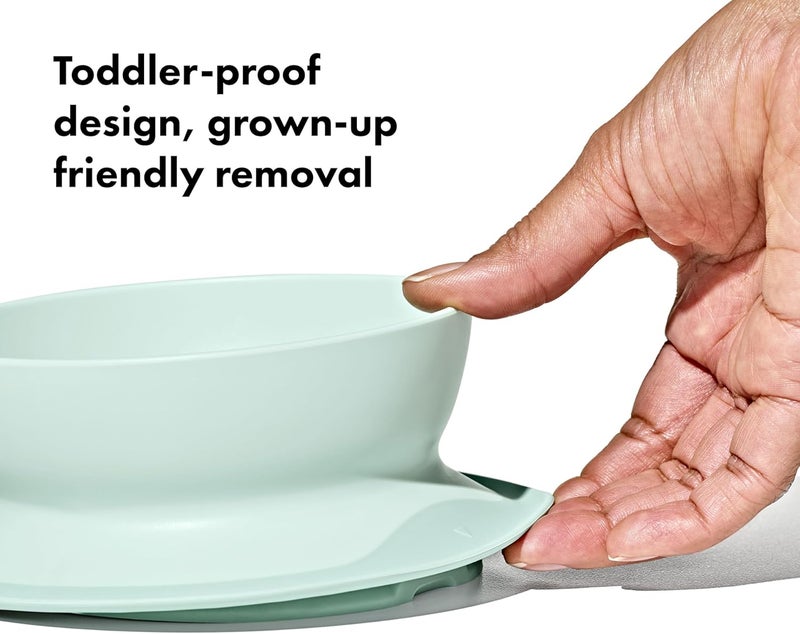 OXO Tot Stick and Stay Suction Bowl - Opal - Image 3