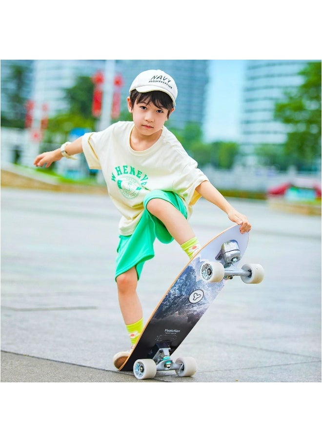 Yvolution Yvolution Dynamo Cruiser LED Skateboard (76 cm, Blue)  - Image 3