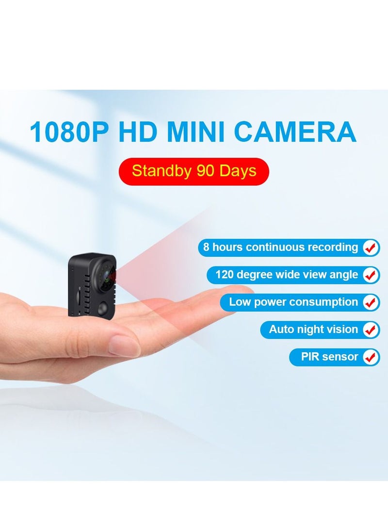 Generic - Mini Body Wireless 1080P Security Pocket Motion Activated Small Nanny Camera - Image 1