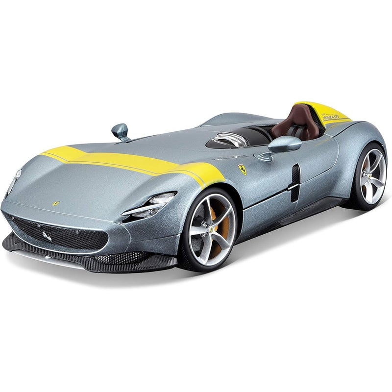 Bburago - Ferrari Monza SP1 1/18 Diecast Model - Grey - 18-16013 - Image 1