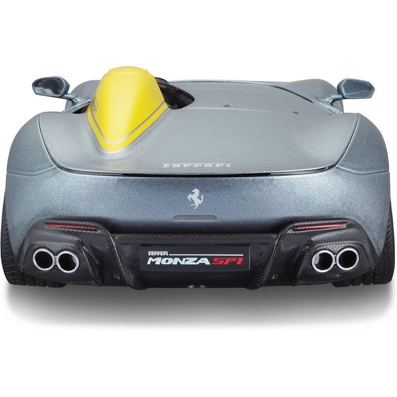 Bburago - Ferrari Monza SP1 1/18 Diecast Model - Grey - 18-16013 - Image 3