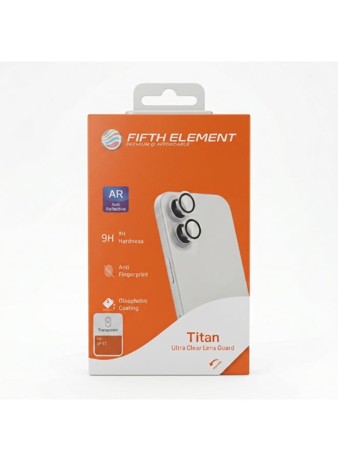 FIFTH ELEMENT OPTIX Ultra Clear Anti-Reflective Camera Lens Protector for iPhone 17, 9H Tempered Glass with Case-Friendly Design – Transparent - Image 4