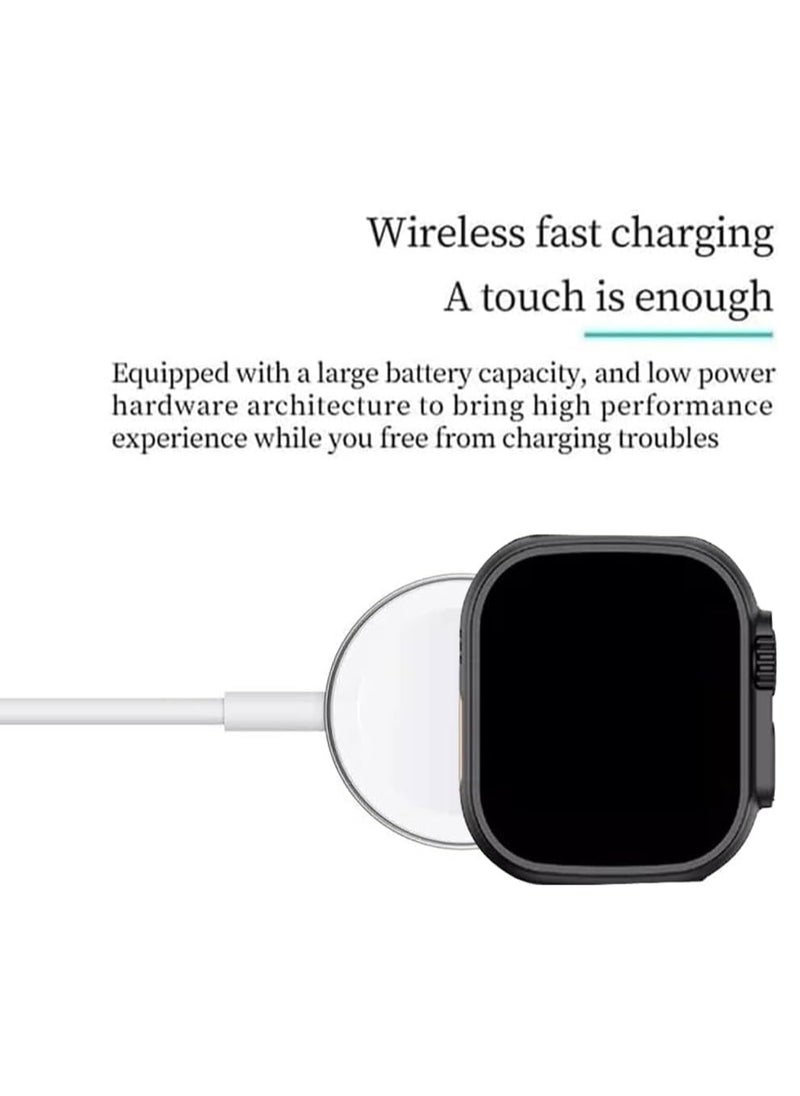 Telzeal TC 5G Smart Watch With Sim Slot 3 Pair Strap And Wireless Charger For Gents And Ladies  - Image 5