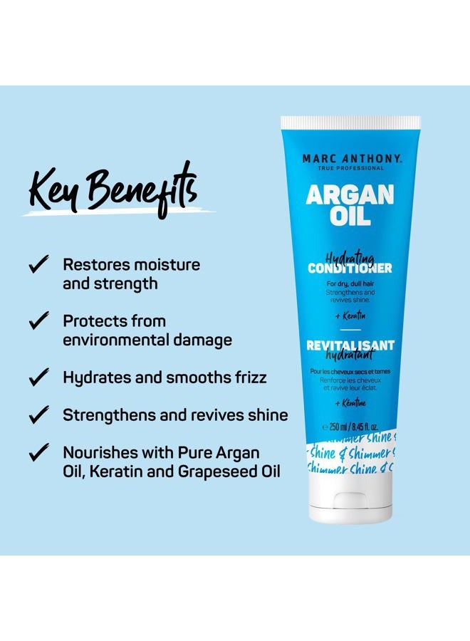 MARC ANTHONY Argan Oil Conditioner with Keratin - Moisturizing & Hydrating for Dry, Dull Hair - Repairs, Strengthens & Revives Shine with Nourishing Argan Oil of Morrocco - Sulfate Free & Paraben Free - Image 2