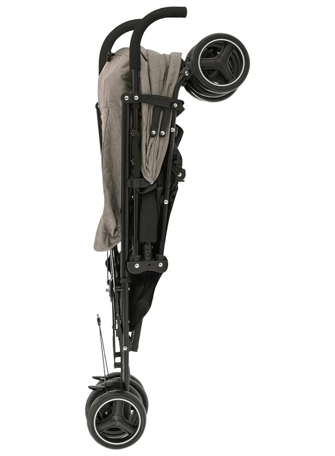 KIKKABOO Steel Frame Pushchair Basket Removable Front Wheels Pink - Image 5