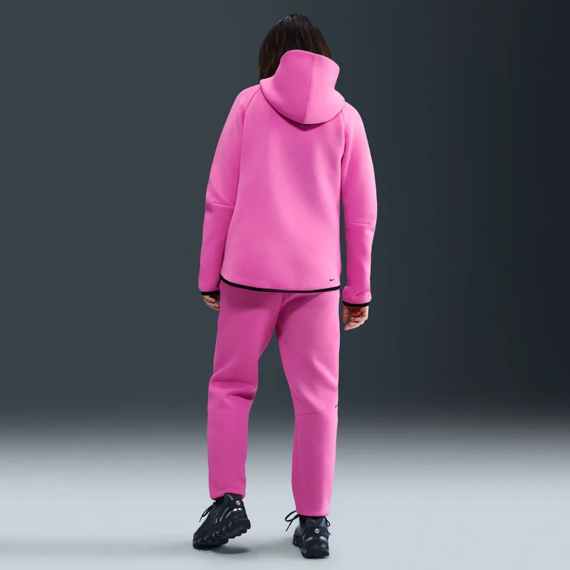 Nike Pink Women's Sportswear Tech Fleece Windrunner Full-Zip Hoodie for Women | Best Price UAE