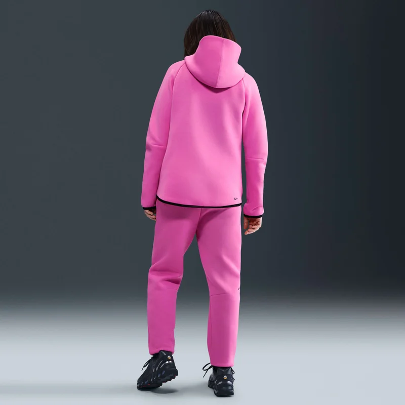 Nike Pink Women's Sportswear Tech Fleece Windrunner Full-Zip Hoodie for Women | Best Price UAE