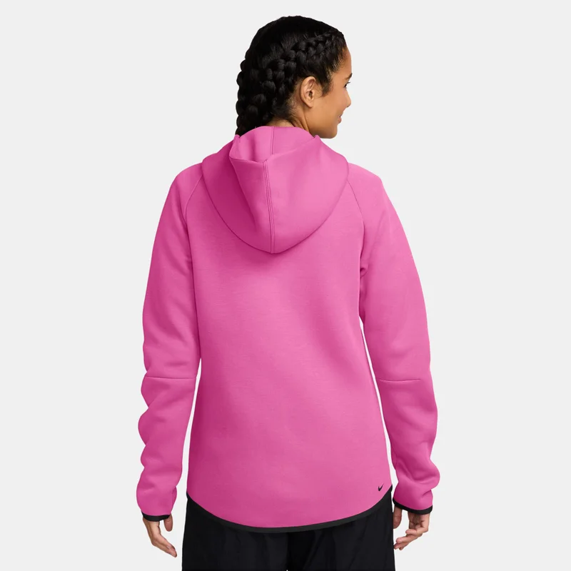 Nike Pink Women's Sportswear Tech Fleece Windrunner Full-Zip Hoodie for Women | Best Price UAE