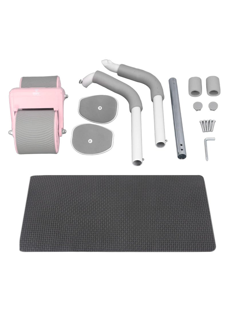 DubaiGallery Ab Abdominal Roller Wheel With Elbow Support Core Strength Training For Abs Workout Exercise Wheels For Home Gym, Fitness Equipment For Core Workout With Knee Pad Accessories - Image 4