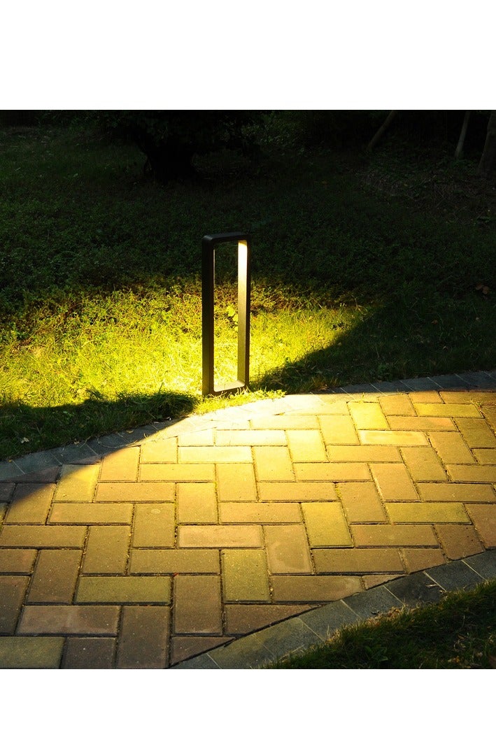 Bestar 10W LED Bollard Path Light, 80cm Outdoor Standing Lamp, IP65 Waterproof, 3000K Warm White, Black Aluminum Garden Light for Pathway, Lawn, Landscape - Image 3